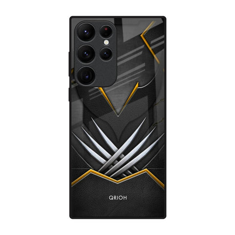 Black Warrior Glossy Case for Samsung Galaxy S22 Ultra 5G