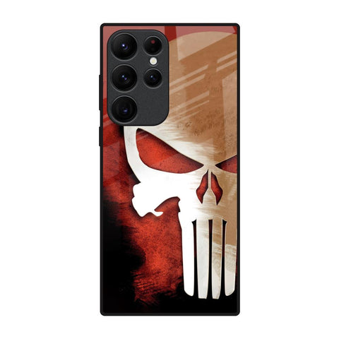 Red Skull Glossy Case for Samsung Galaxy S22 Ultra 5G