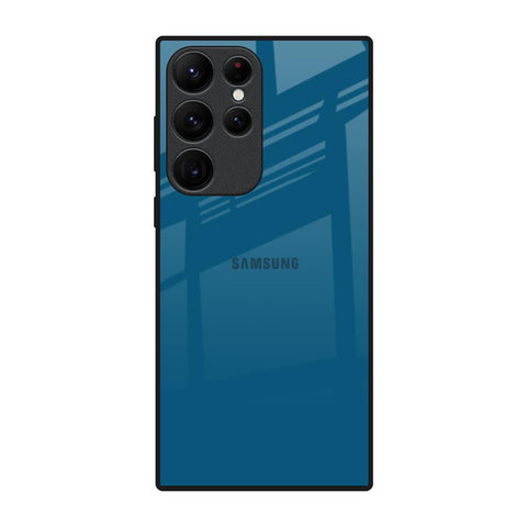 Cobalt Blue Glossy Case for Samsung Galaxy S22 Ultra 5G