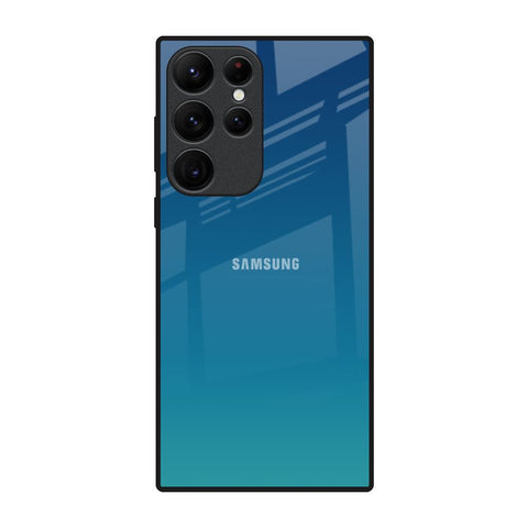 Celestial Blue Glossy Case For Samsung Galaxy S22 Ultra 5G