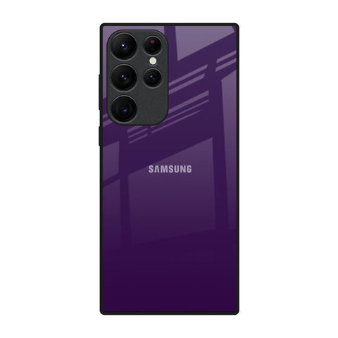 Dark Purple Glossy Case for Samsung Galaxy S22 Ultra 5G