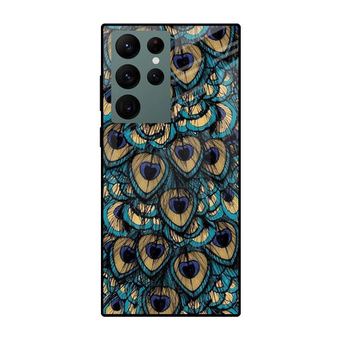 Peacock Feathers Glossy case for Samsung Galaxy S22 Ultra 5G