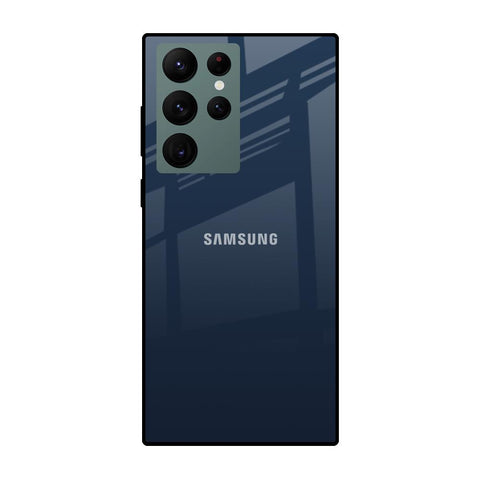 Overshadow Blue Glossy Case For Samsung Galaxy S22 Ultra 5G