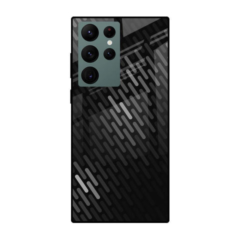 Dark Abstract Pattern Glossy Case For Samsung Galaxy S22 Ultra 5G