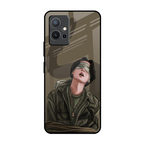 Blind Fold Glossy Case for Vivo Y75 5G