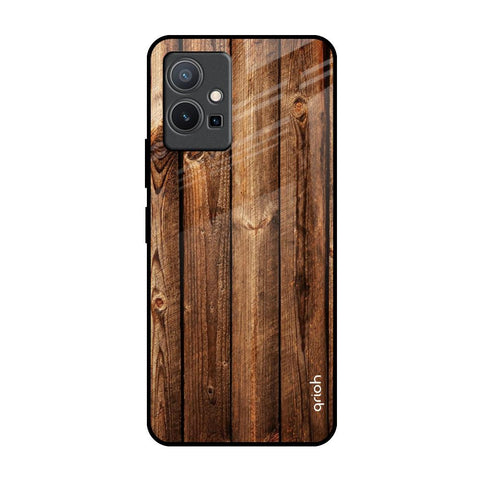 Timber Printed Glossy Case for Vivo Y75 5G