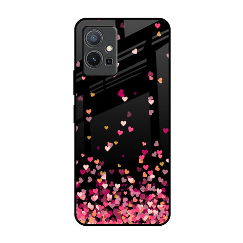 Heart Rain Fall Glossy Case For Vivo Y75 5G