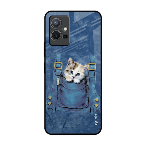 Kitty In Pocket Glossy Case For Vivo Y75 5G
