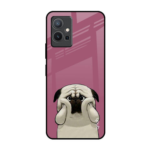 Funny Pug Face Glossy Case For Vivo Y75 5G