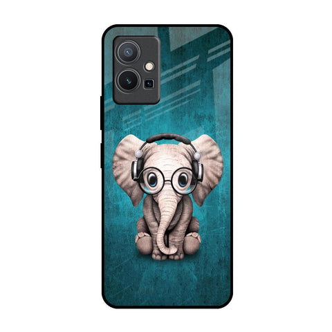 Adorable Baby Elephant Glossy Case For Vivo Y75 5G