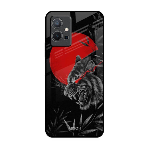 Red Moon Tiger Glossy Case for Vivo Y75 5G