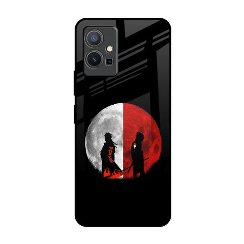 Anime Red Moon Glossy Case for Vivo Y75 5G