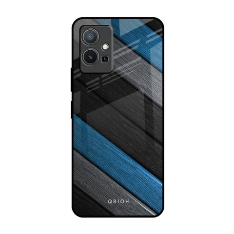 Multicolor Wooden Effect Glossy Case for Vivo Y75 5G