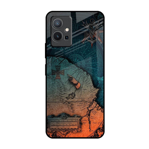 Geographical Map Glossy Case for Vivo Y75 5G