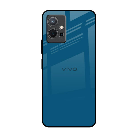Cobalt Blue Glossy Case for Vivo Y75 5G