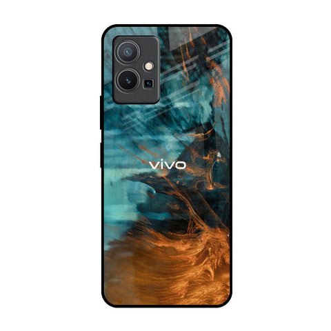 Golden Splash Glossy Case for Vivo Y75 5G