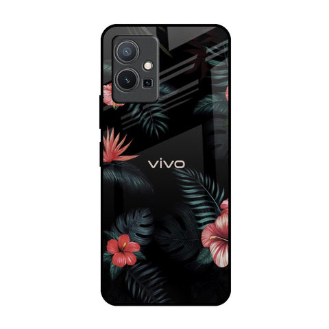 Tropical Art Flower Glossy Case for Vivo Y75 5G