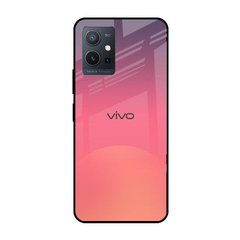 Sunset Orange Glossy Case for Vivo Y75 5G