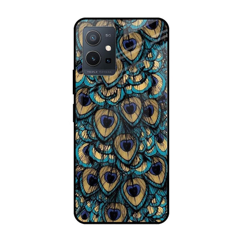 Peacock Feathers Glossy case for Vivo Y75 5G