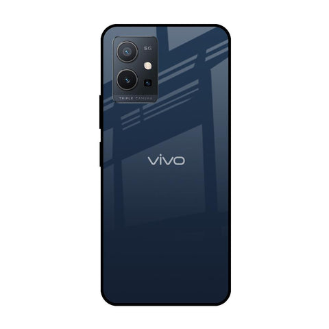 Overshadow Blue Glossy Case For Vivo Y75 5G