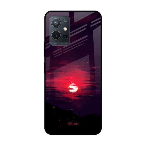 Morning Red Sky Glossy Case For Vivo Y75 5G