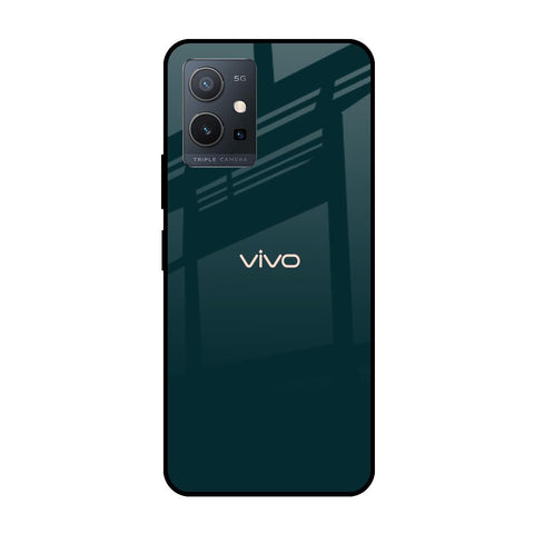 Hunter Green Glossy Case For Vivo Y75 5G