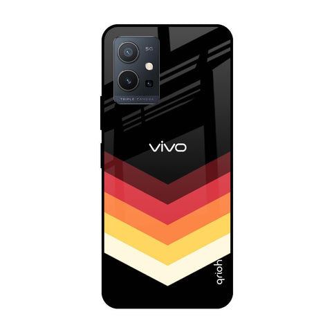 Abstract Arrow Pattern Glossy Case For Vivo Y75 5G