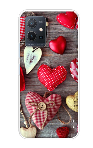 Valentine Hearts Soft Cover for Vivo Y75 5G
