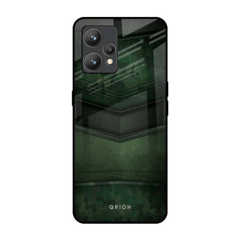 Green Leather Glossy Case for Realme 9 Pro Plus