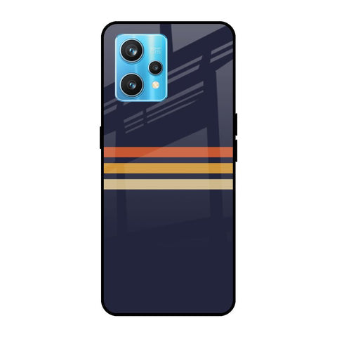 Tricolor Stripes Glossy Case For Realme 9 Pro Plus