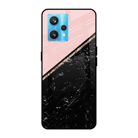 Marble Texture Pink Glossy Case For Realme 9 Pro Plus