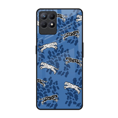 Blue Cheetah Glossy Case for Realme Narzo 50