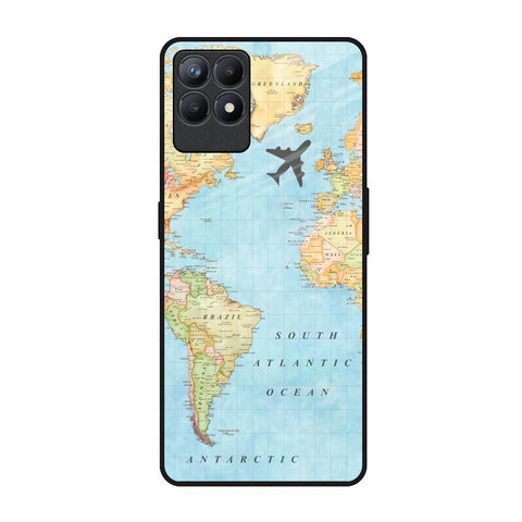 Travel Map Glossy Case for Realme Narzo 50