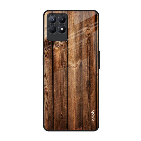 Timber Printed Glossy Case for Realme Narzo 50