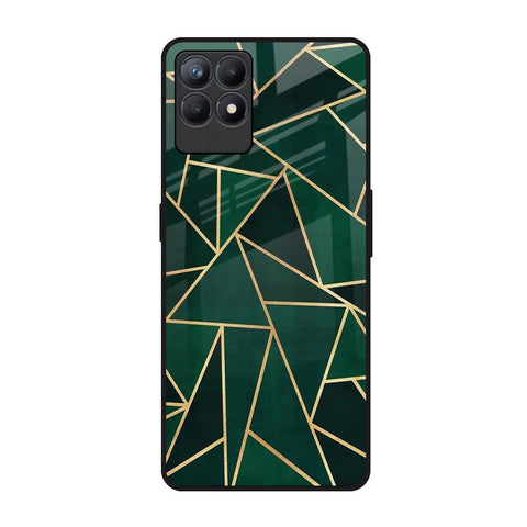 Abstract Green Glossy Case For Realme Narzo 50