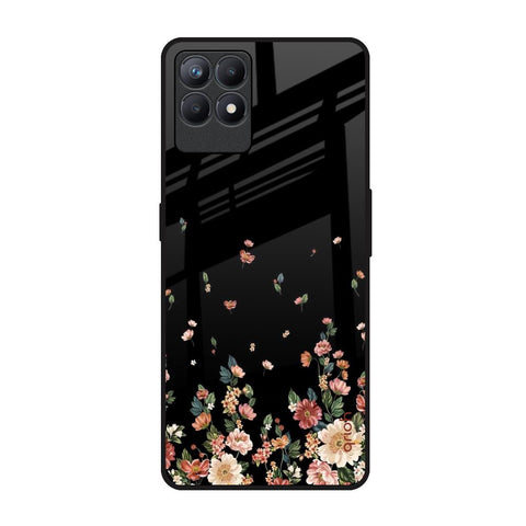 Floating Floral Print Glossy Case for Realme Narzo 50