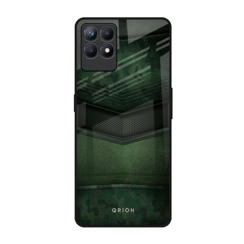 Green Leather Glossy Case for Realme Narzo 50