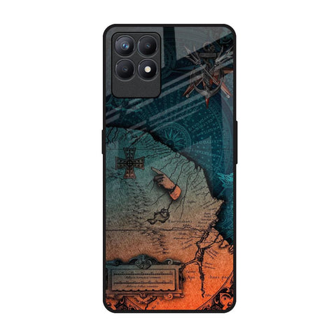 Geographical Map Glossy Case for Realme Narzo 50
