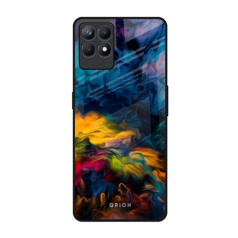Multicolor Oil Painting Glossy Case for Realme Narzo 50