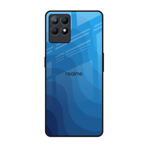 Blue Wave Abstract Glossy Case for Realme Narzo 50