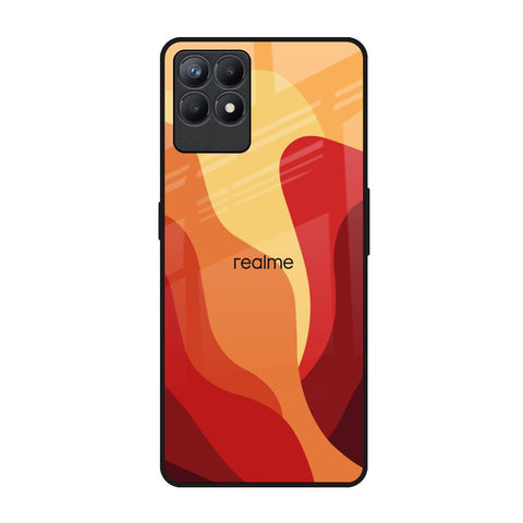 Magma Color Pattern Glossy Case for Realme Narzo 50