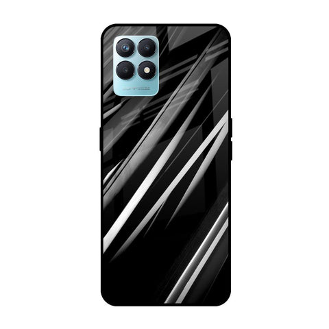 Black & Grey Gradient Glossy Case For Realme Narzo 50