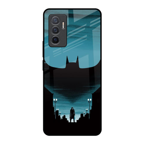 Cyan Bat Glossy Case for Vivo V23e 5G