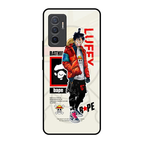 Bape Luffy Glossy Case for Vivo V23e 5G