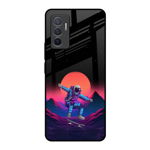 Retro Astronaut Glossy Case for Vivo V23e 5G