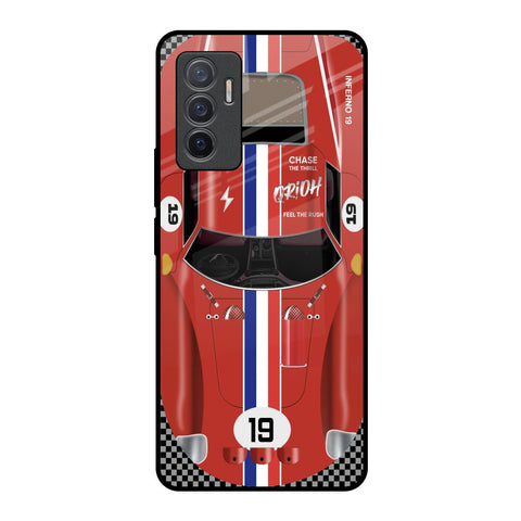 Racing Vintage Glossy Case for Vivo V23e 5G
