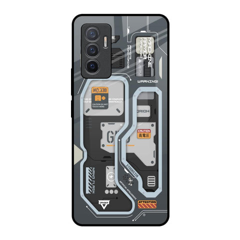 Retro Futuristic Glossy Case for Vivo V23e 5G