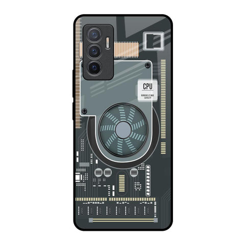 Motherboard Circuit Glossy Case for Vivo V23e 5G