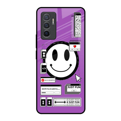 Code with Smile Glossy Case for Vivo V23e 5G