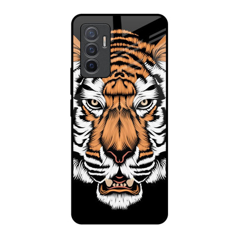 Angry Tiger Glossy Case For Vivo V23e 5G